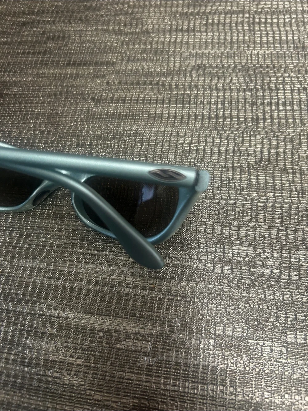 Women's Cat-Eye Sunglasses in Light Teal with Brown Lenses